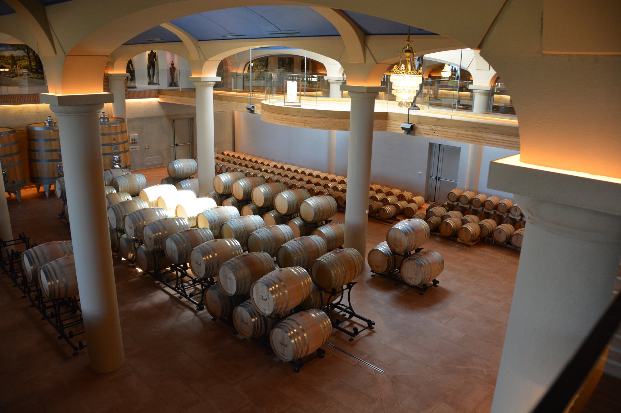 La cave de la Tenuta Vallocaia